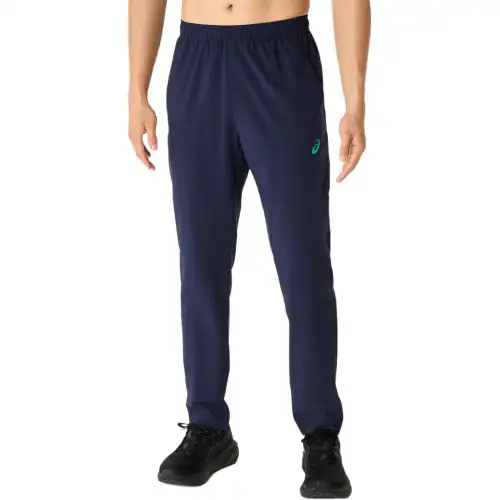 ASICS Casual Pants Men's Blue Moderate Slim Fit Pants