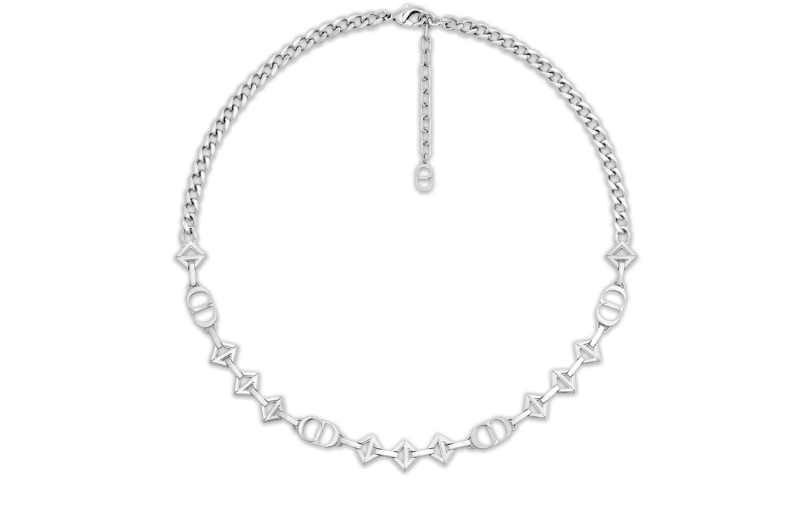 DIOR CD Diamond Brass Necklaces Men's