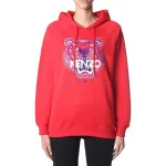 KENZO Sweatshirts Women's Red Hooded Moderate Regular