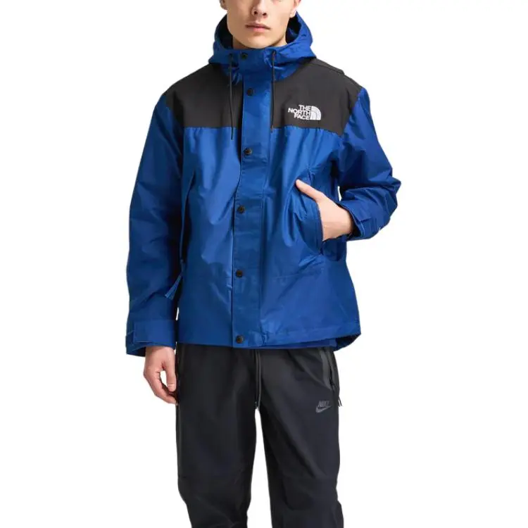 The North Face hooded panelled jacket