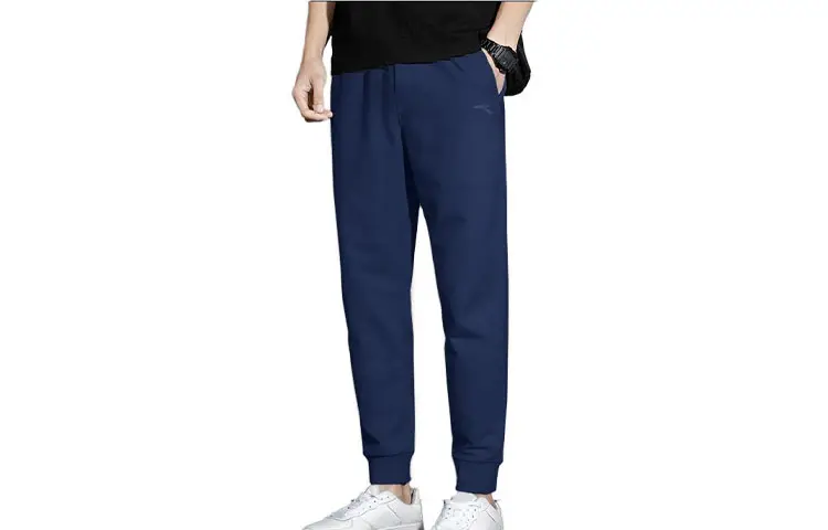Anta Knitted Sweatpants Men's Bright Moon Blue