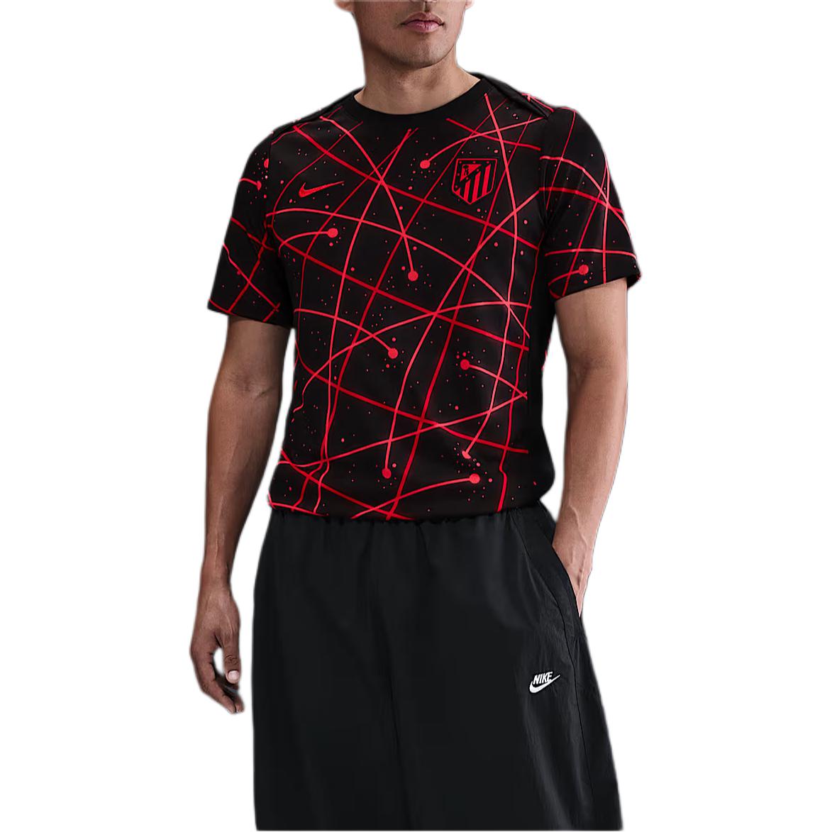 Nike Atlético Madrid Academy Pro Men’s Nike Dri FIT Soccer Pre Match Short Sleeve Top