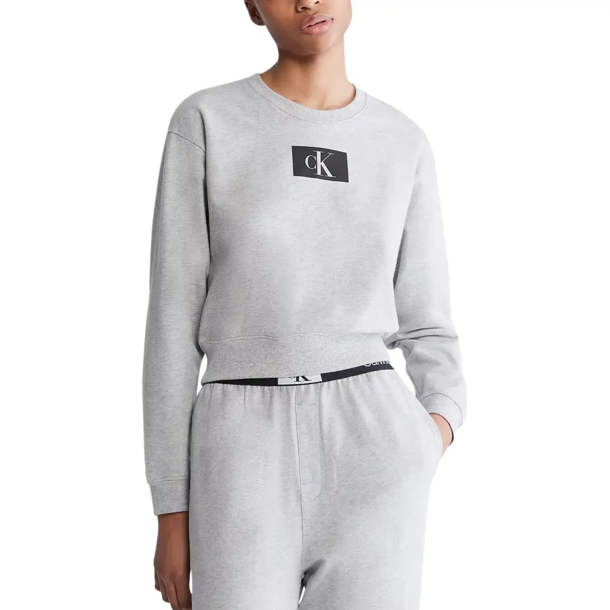 CALVIN KLEIN Sweatshirt Women's Gray