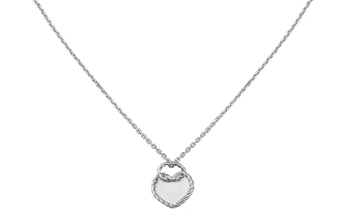 CARTIER Coeur Et Symbole 18K Gold Necklaces Unisex White Gold