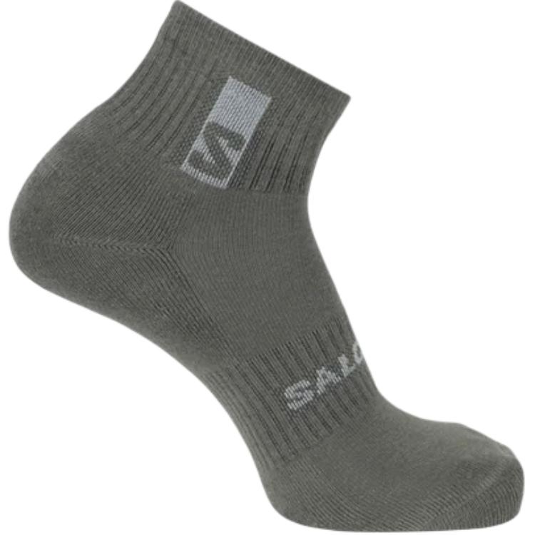 SALOMON EVERYDAY ANKLE Socks Unisex 3 Pack Silver Cloud/Sedona Sage/French Roast