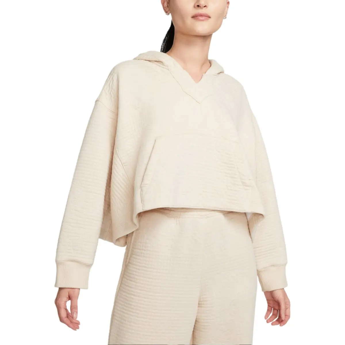 Nike Yoga Luxe Sweatshirt Women's Dune White/White/Multicolor