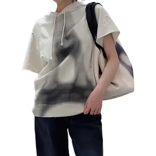 Christian DIOR Distressed Drawstring T Shirt