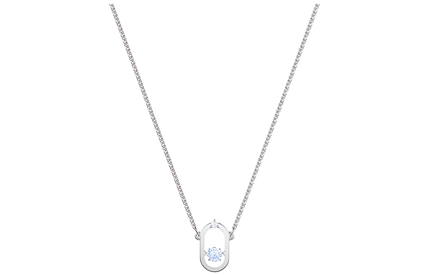 Женское колье Swarovski Swarovski Una Sparkling Dance (серебристое)