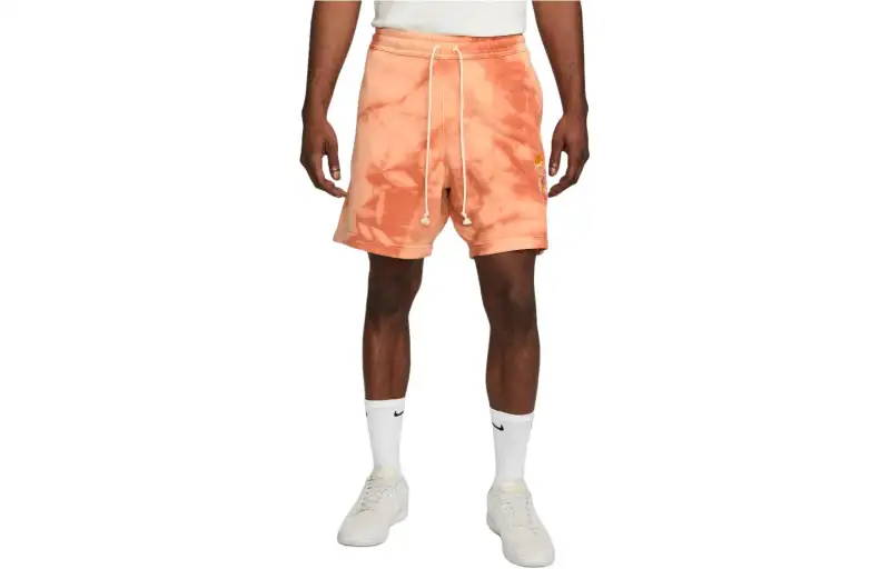 Nike Casual Shorts Men's Red Orange