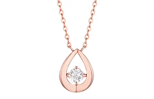 LOUIS VUITTON 14K Gold Necklaces Women's Rose Gold