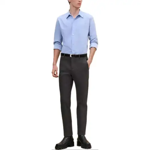 HERMES FW24 Casual Pants Men's Anthracite