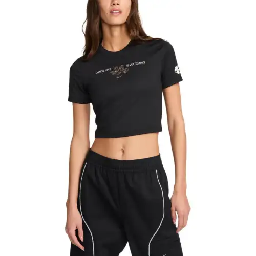 Nike T Shirts Women's Black/BKL Crew Neck Moderate Other