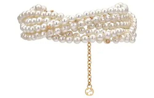 GUCCI Necklaces Women's White