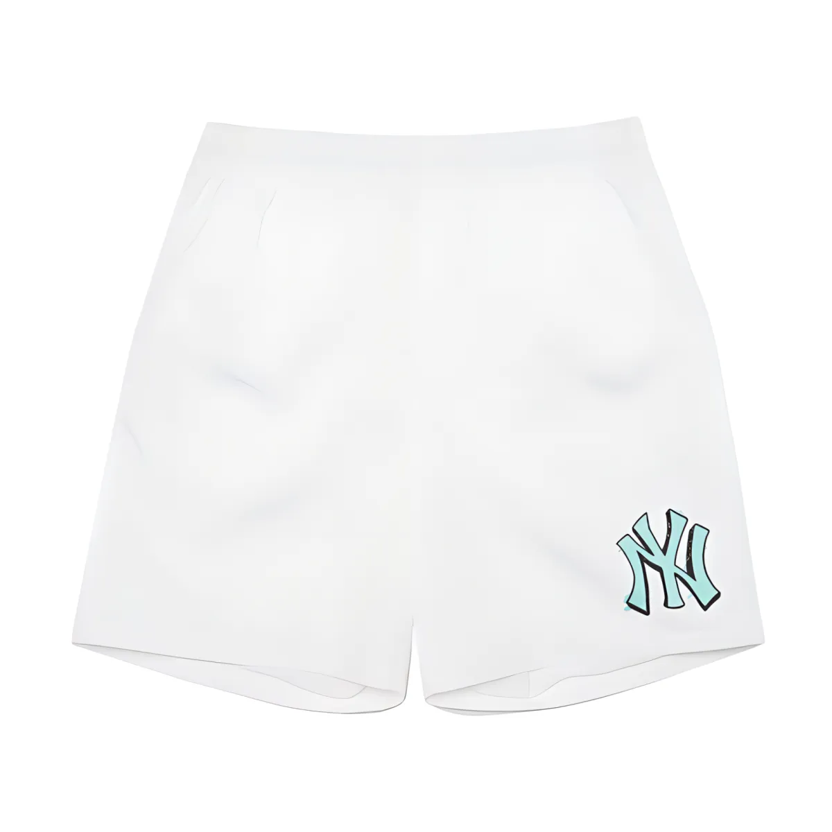 MLB New York Yankees Casual Shorts Unisex White