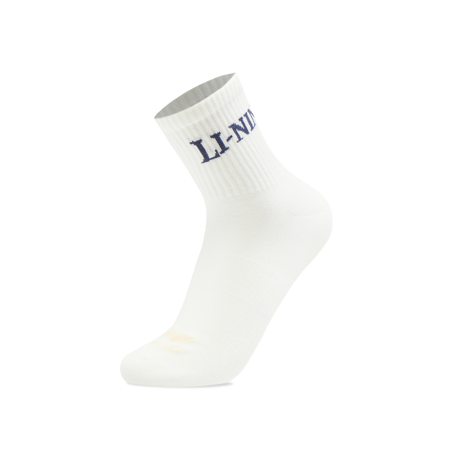 Li Ning Sports Life Collection Crew Socks Unisex 3 Pack Frost Blue/Black/Ivory