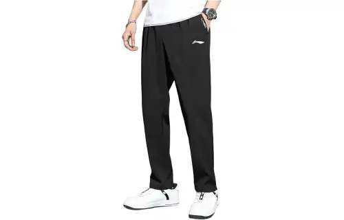 Li Ning Knitted Sweatpants Men's Black