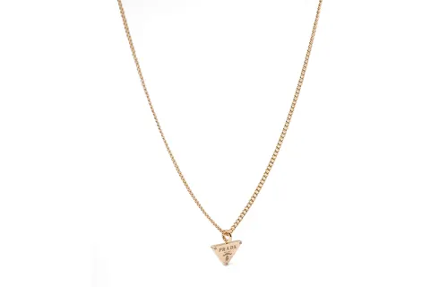 PRADA 18K Gold, Diamond Necklaces Women's Gold