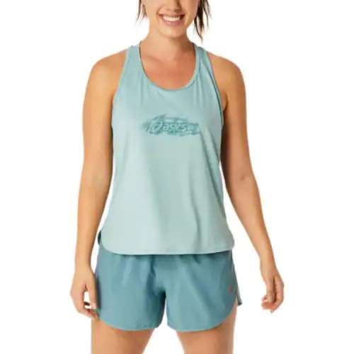 Asics Nagino Tank Top Women's Pink Blue