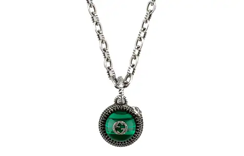GUCCI Garden Sterling Silver Necklaces Unisex Silver