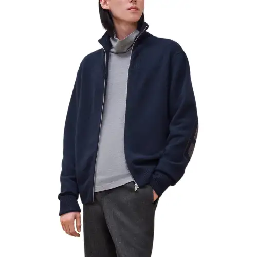 HERMES FW24 Jackets & Coats Men's Ocean Blue