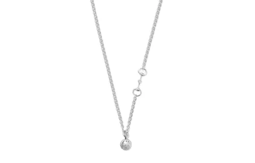 GUCCI 925 Sterling Silver Necklaces Women's Silver