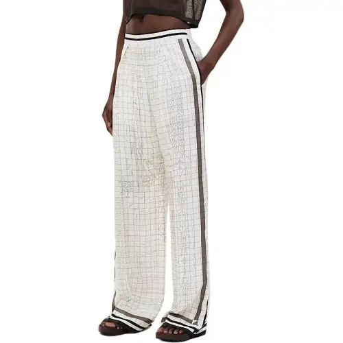 HERMES Casual Pants Women's White