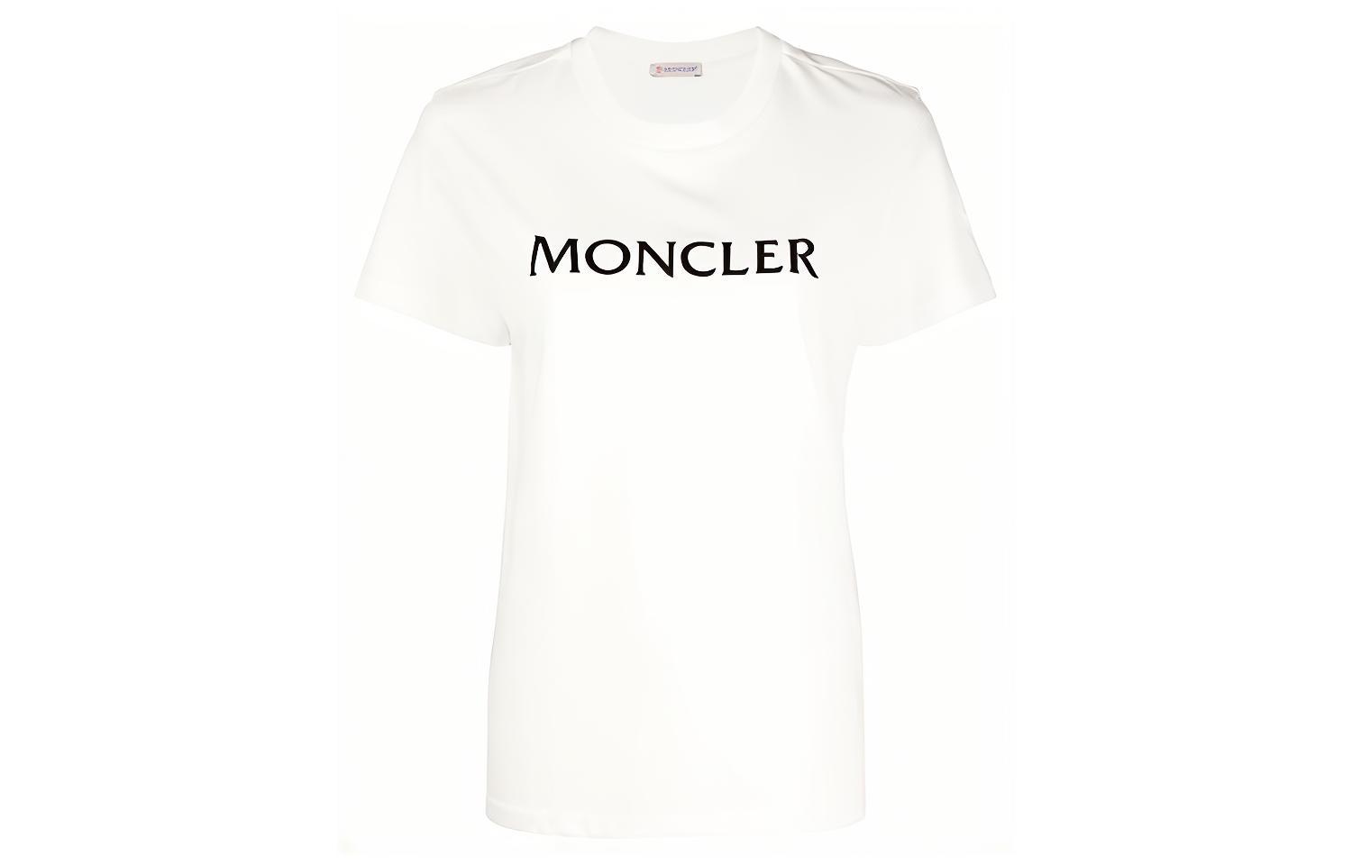 Женская футболка Moncler FW22 (белая)
