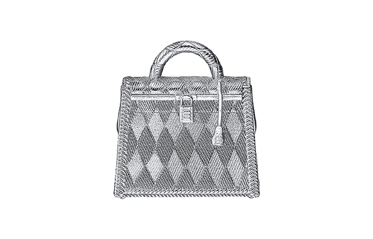 Женская цепочка Hermes Curiosite Kelly (серебряная) — фото 1