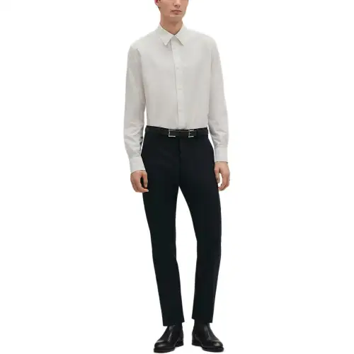 HERMES FW25 Casual Pants Men's Marine Blue