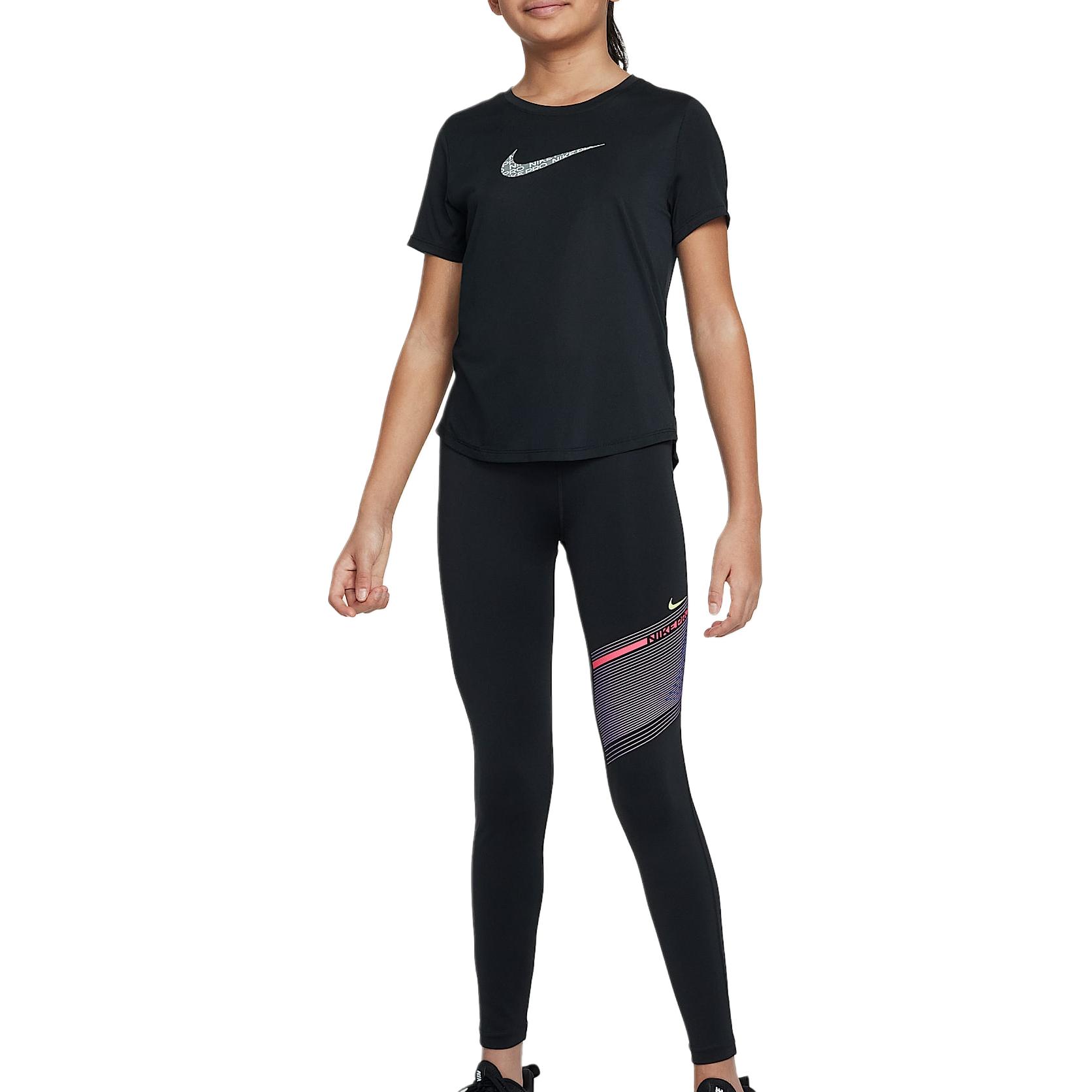 Женская футболка Nike Dri-Fit (черная)