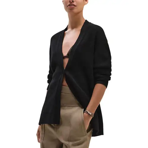 HERMES Cashmere Sweater Women's Black