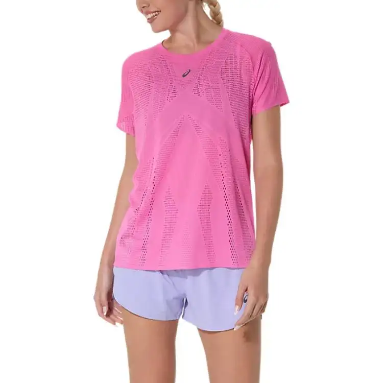 Asics x Lucy Charles Barclay METARUN SS FW24 T Shirt Women's Pink