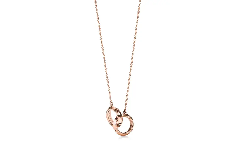 TIFFANY & CO. Atlas® Necklaces Women's Rose Gold