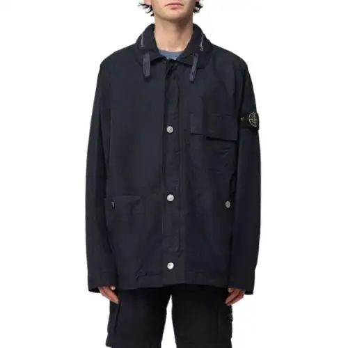 STONE ISLAND Jackets & Coats Men's Blue