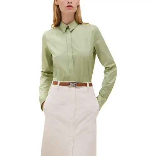 HERMES FW24 Shirt Women's Green