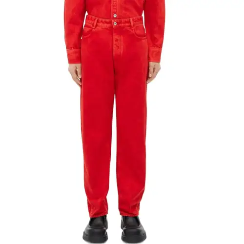 Bottega Veneta SS24 Jeans Men's Dark Red