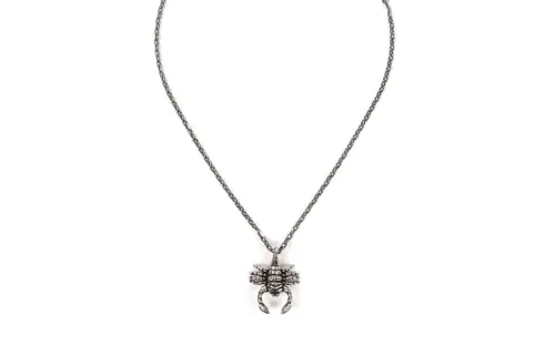 Balenciaga Brass Necklaces Unisex Silver
