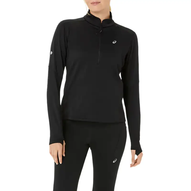 ASICS Jackets Women's Black Stand Collar Moderate Other