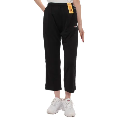 FILA Casual Pants Women's Black Moderate Straight Fit Pants