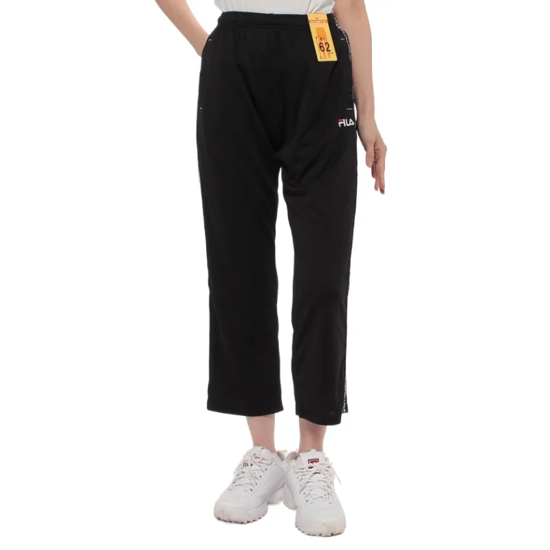FILA Casual Pants Women's Black Moderate Straight Fit Pants