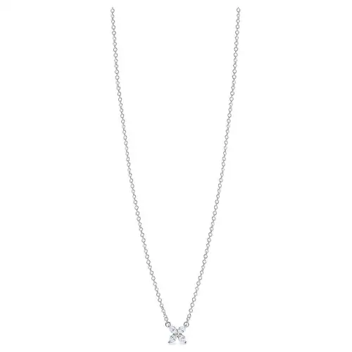 TIFFANY & CO. Victoria ™ Diamond, Platinum Necklaces Women's Silver