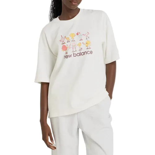 New Balance Drop Shoulder Sleeve T Shirt Women's