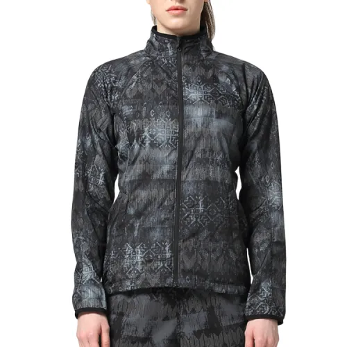 THE NORTH FACE Jackets Women's Black Print Stand Collar Thin Other