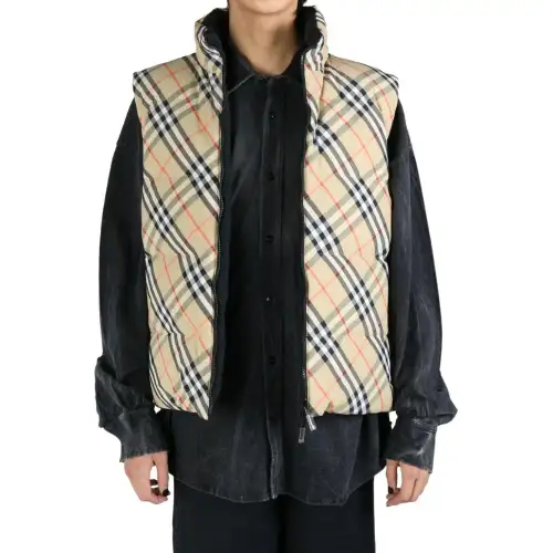 Burberry Checked Padded Gilet
