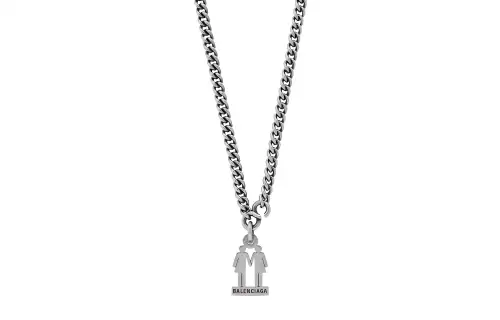 Balenciaga Pride 22 chain necklace