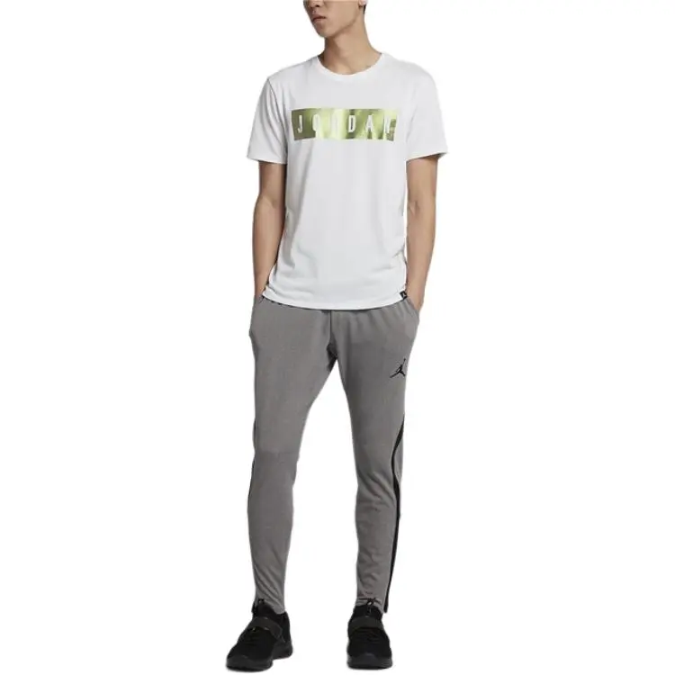 Jordan 23 Alpha Knitted Fabric Vintage Sweatpants Men's Gray