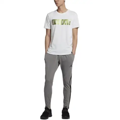 Jordan 23 Alpha Knitted Fabric Vintage Sweatpants Men's Gray