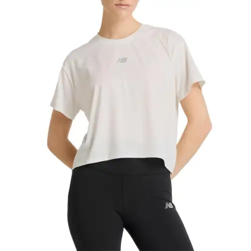 New Balance Drapey Regular T Shirt Women's WHITE