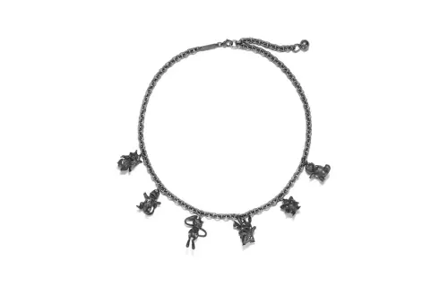 TIFFANY & CO. Diamond Necklaces Unisex Silver