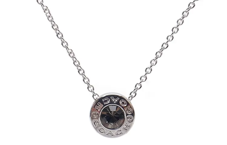 COACH Gold Plated Necklaces Women's Silver